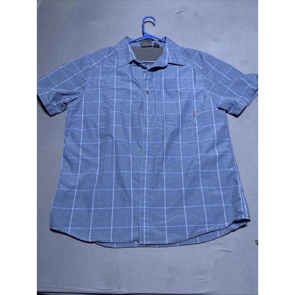Merrell Plaid Button Down Shirt Men’s XL Select Wick Outdoors Athletic Hiking